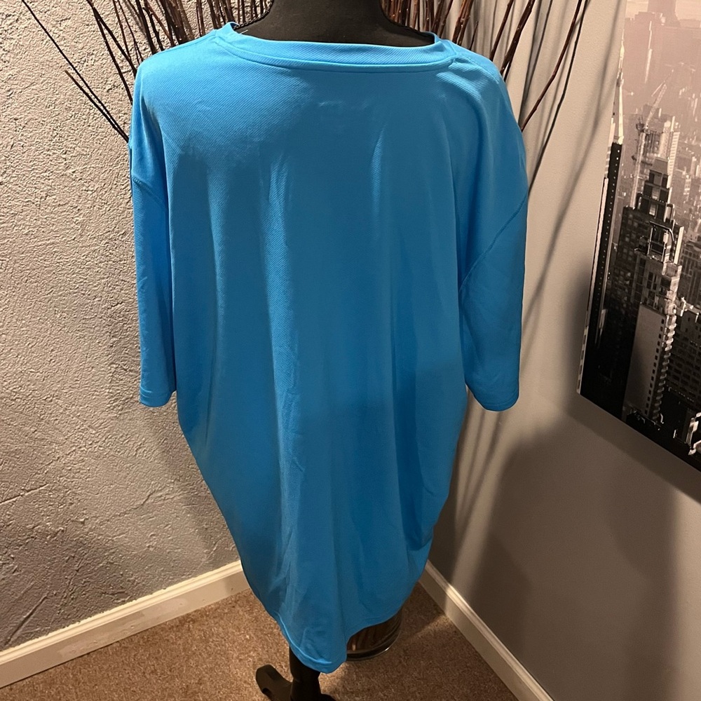 🐠NWT CHAMPION MEN’S DUODRY BLUE ATHLETIC SHIRT SIZE 2XL🐠 - Picture 3 of 7